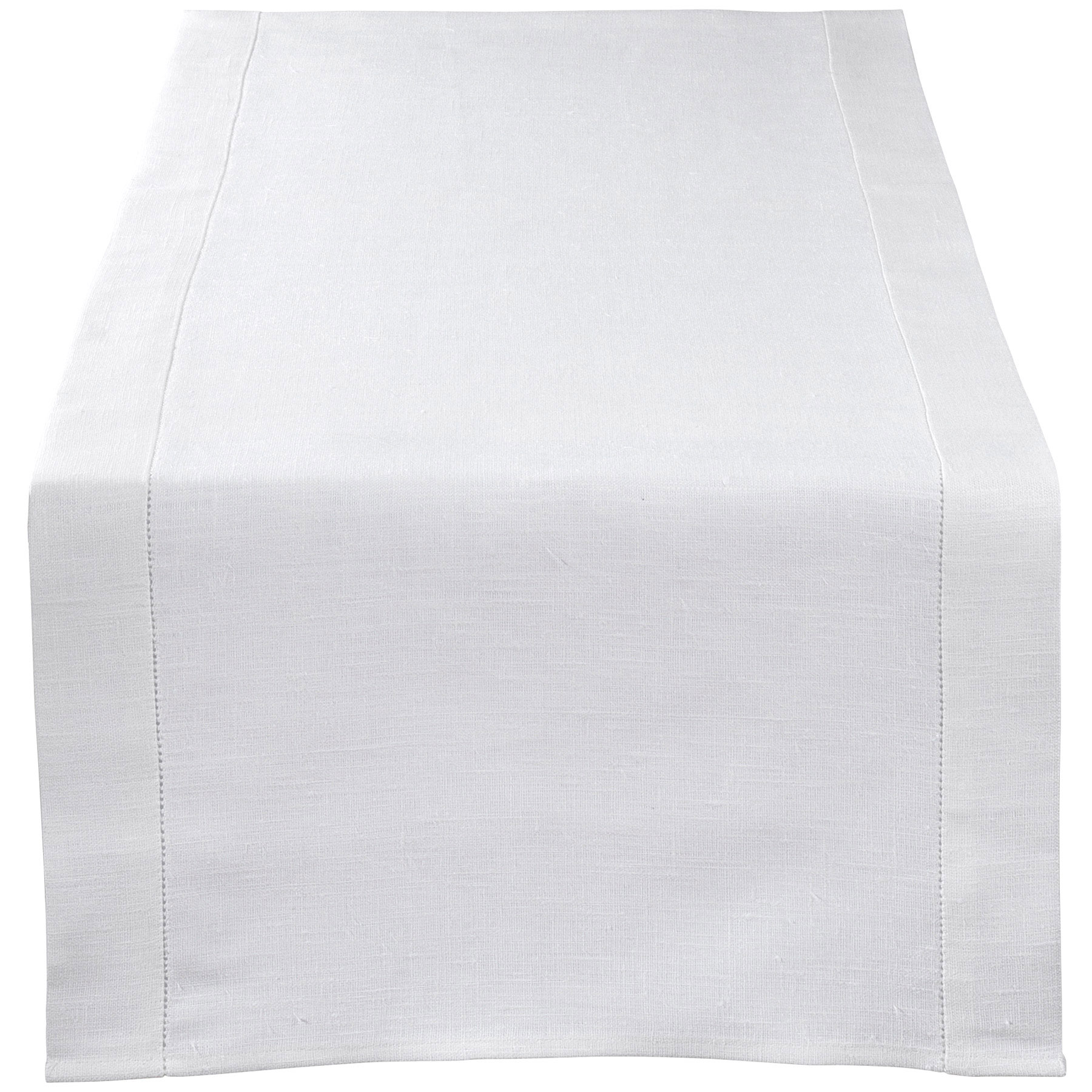 Table Runner White Zizi Linen Home Textiles